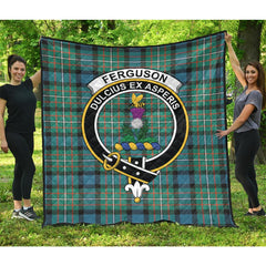 Ferguson Ancient Tartan Crest Quilt