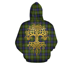 Fergusson Modern Tartan Hoodie - Tree Of Life