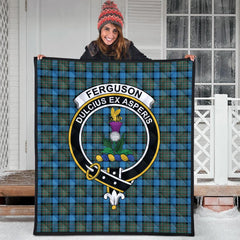 Fergusson Ancient Tartan Crest Quilt