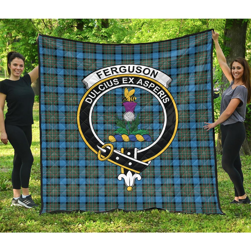 Fergusson Ancient Tartan Crest Quilt