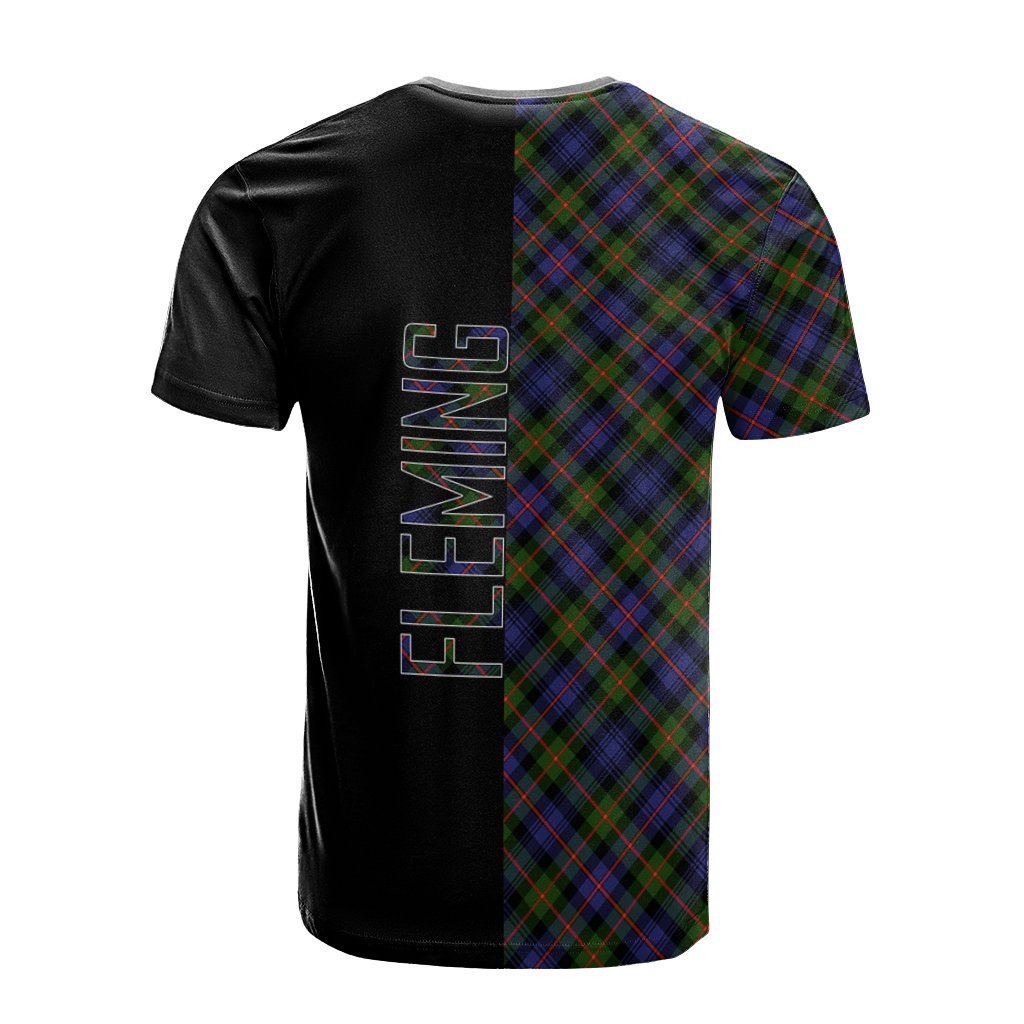 Fleming Tartan T-Shirt Half of Me - Cross Style