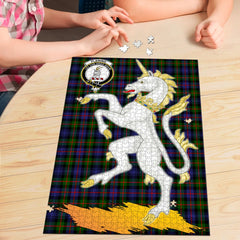Fleming Tartan Crest Unicorn Scotland Jigsaw Puzzles