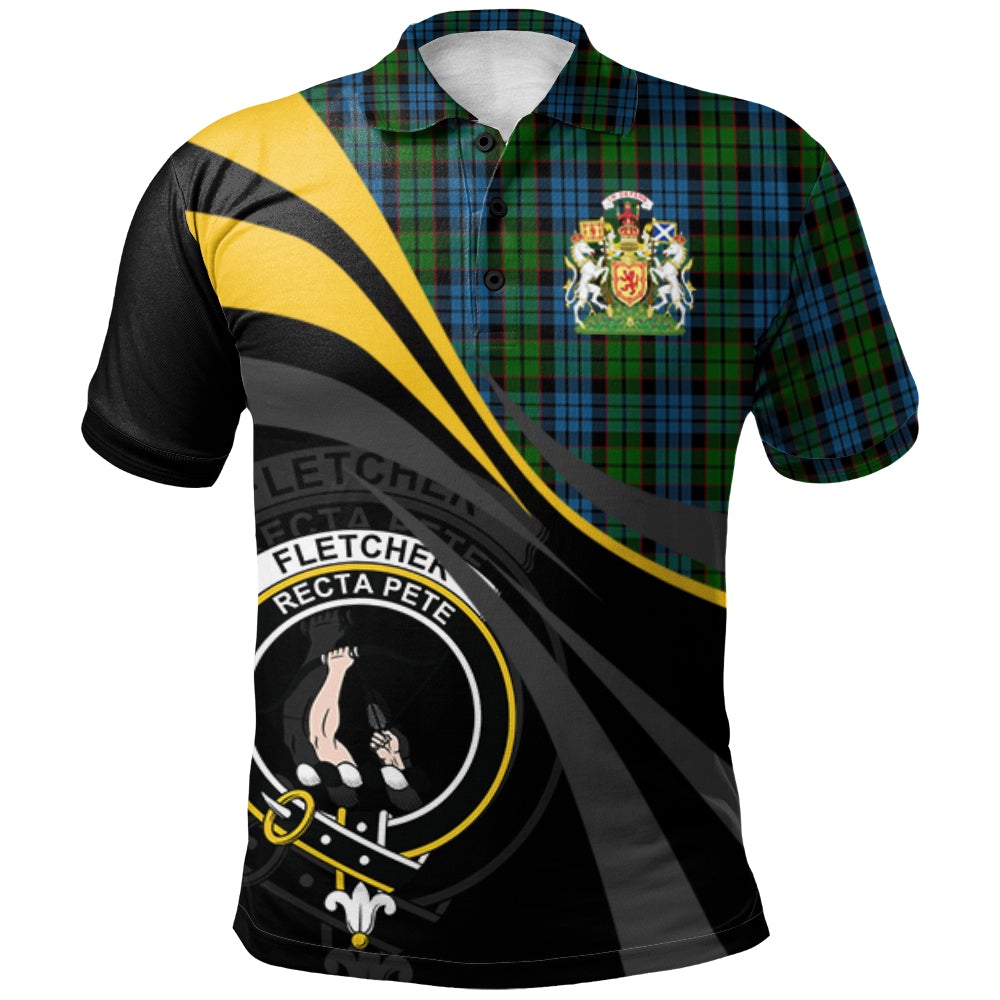 Fletcher 02 Tartan Polo Shirt - Royal Coat Of Arms Style