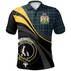 Fletcher Ancient Tartan Polo Shirt - Royal Coat Of Arms Style