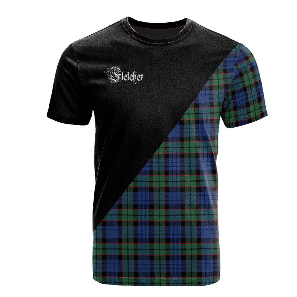 Fletcher Ancient Tartan - Military T-Shirt