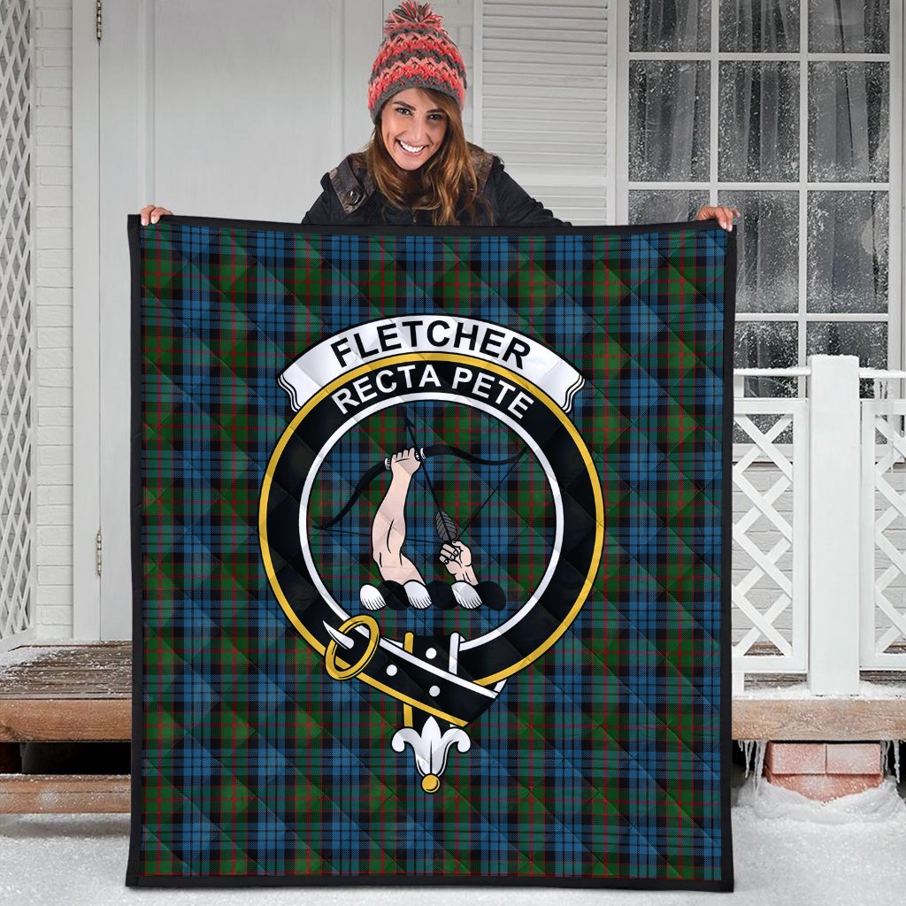 Fletcher of Dunans Tartan Crest Quilt