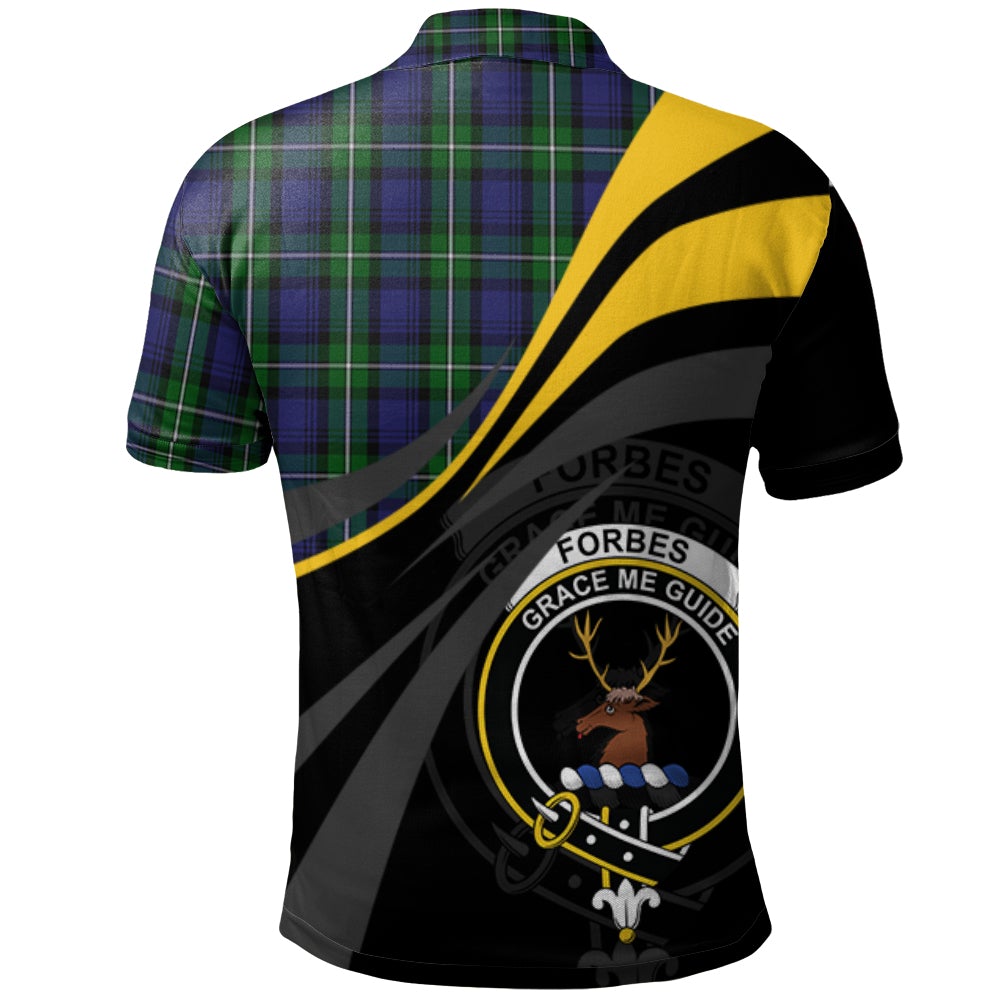 Forbes Tartan Polo Shirt - Royal Coat Of Arms Style