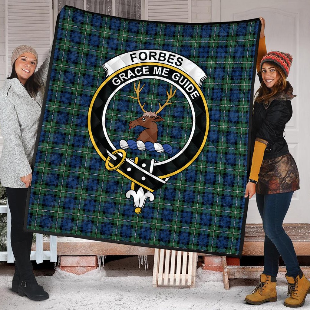 Forbes Ancient Tartan Crest Quilt