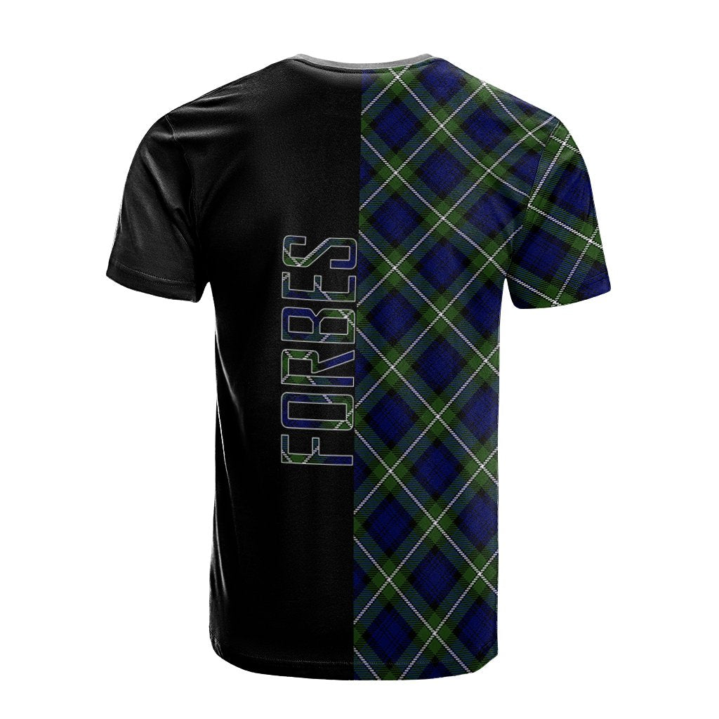 Forbes Modern Tartan T-Shirt Half of Me - Cross Style