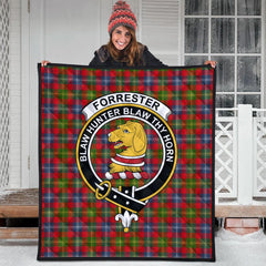 Forrester Tartan Crest Quilt