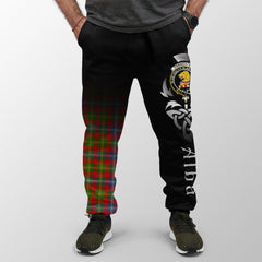 Forrester Tartan Crest Jogger Sweatpants - Alba Celtic Style