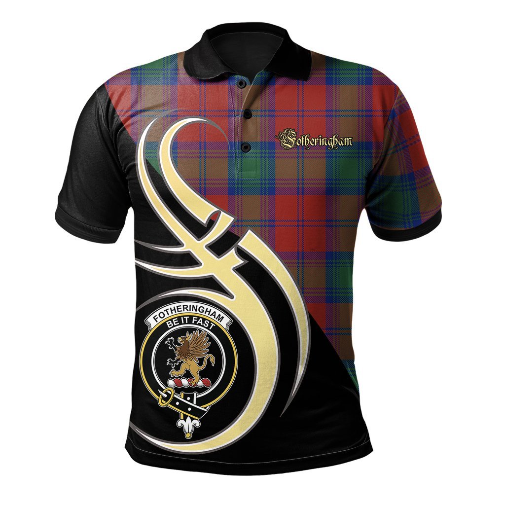 Fotheringham Modern Tartan Polo Shirt - Believe In Me Style