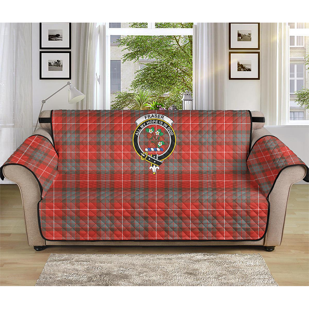 Fraser Weathered Tartan Crest Sofa Protector