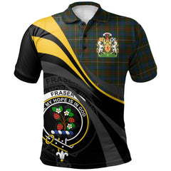Fraser Hunting 02 Tartan Polo Shirt - Royal Coat Of Arms Style