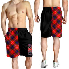 Fraser Modern Tartan Crest Men's Short - Cross Style