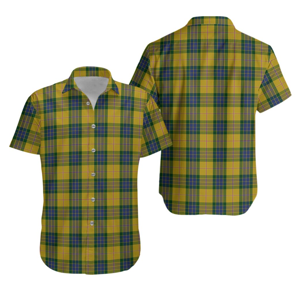 Fraser Yellow Tartan Hawaiian Shirt