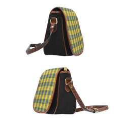 Fraser Yellow Tartan Saddle Handbags