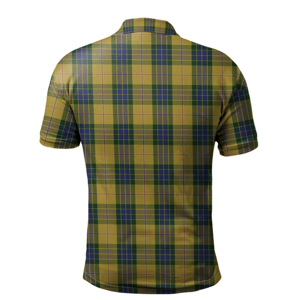 Fraser Yellow Tartan Polo Shirt