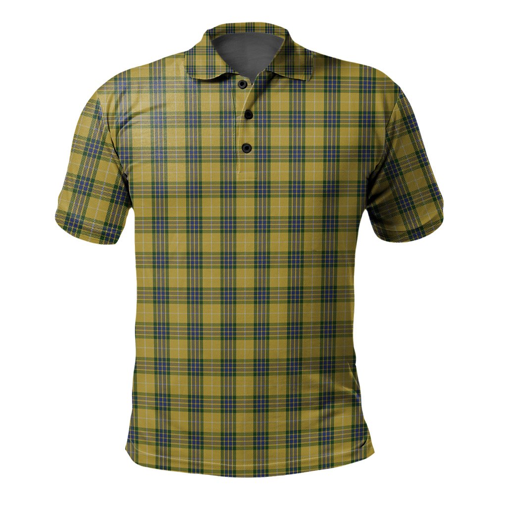 Fraser Yellow 2 Tartan Polo Shirt