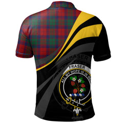 Fraser of Altyre Tartan Polo Shirt - Royal Coat Of Arms Style