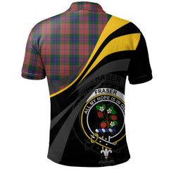 Fraser of Boblainy Hugh Tartan Polo Shirt - Royal Coat Of Arms Style