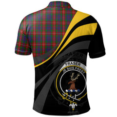 Fraser of Lovat Tartan Polo Shirt - Royal Coat Of Arms Style