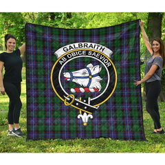 Galbraith Tartan Crest Quilt