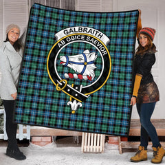 Galbraith Ancient Tartan Crest Quilt