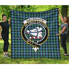 Galbraith Ancient Tartan Crest Quilt