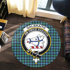 Galbraith Ancient Tartan Crest Round Rug