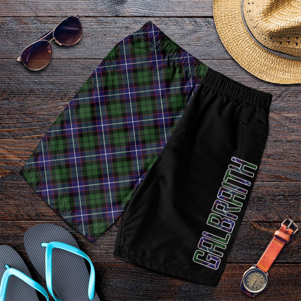 Galbraith Modern Tartan Crest Men's Short - Cross Style