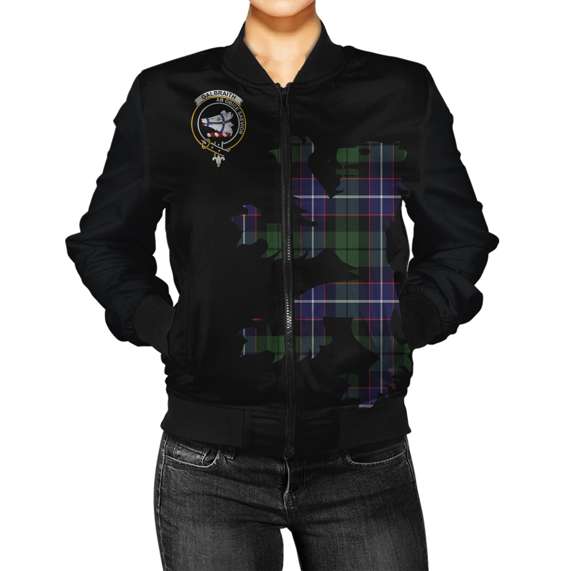 Galbraith Tartan Bomber Jacket Lion & Thistle