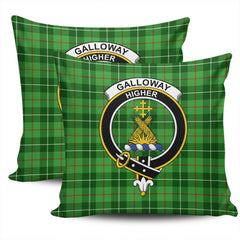 Scottish Galloway District Tartan Crest Pillow Cover - Tartan Cushion Cover