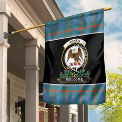 Agnew Ancient Tartan Crest Garden Flag - Welcome Style