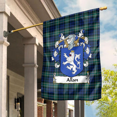 Allan Tartan Crest Garden Flag