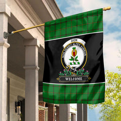 Don Tartan Crest Garden Flag - Welcome Style