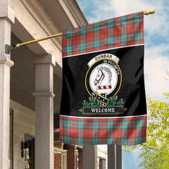 Dunbar Ancient Tartan Crest Garden Flag - Welcome Style