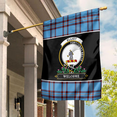 Elliot Ancient Tartan Crest Garden Flag - Welcome Style