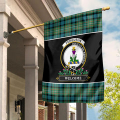 Ferguson Ancient Tartan Crest Garden Flag - Welcome Style