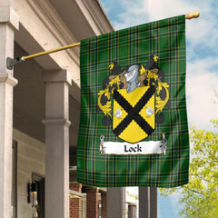 Lock Tartan Crest Garden Flag