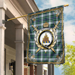 MacKenzie Dress Ancient Tartan Crest Garden Flag - Celtic Thistle Style
