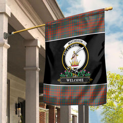 Matheson Ancient Tartan Crest Garden Flag - Welcome Style