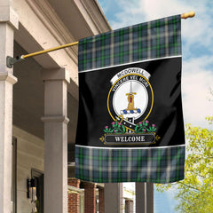 McDowell (MacDowell) Tartan Crest Garden Flag - Welcome Style