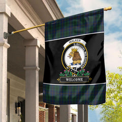 Walker Hunting Tartan Crest Garden Flag - Welcome Style