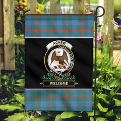 Agnew Ancient Tartan Crest Garden Flag - Welcome Style