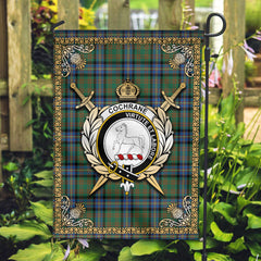 Cochrane Ancient Tartan Crest Garden Flag - Celtic Thistle Style