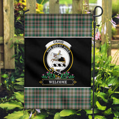 Craig Ancient Tartan Crest Garden Flag - Welcome Style