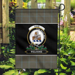 Haig Check Tartan Crest Garden Flag - Welcome Style