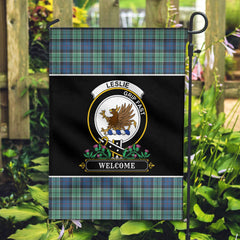 Leslie Hunting Ancient Tartan Crest Garden Flag - Welcome Style