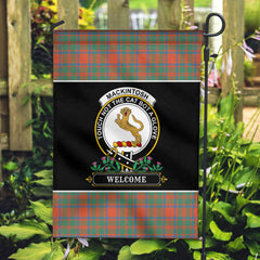 MacKintosh Ancient Tartan Crest Garden Flag - Welcome Style